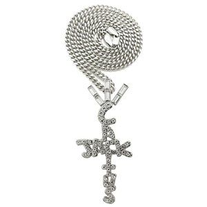 COPY - Cactus jack silver pendant necklace hip hop iced out Travis Scott
